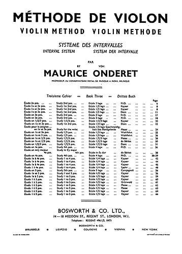Violin Method Book 3